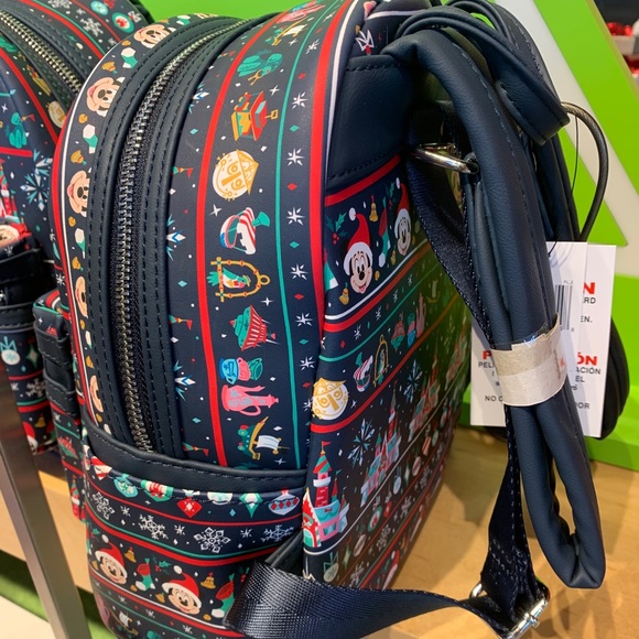 NWT Rare Disney Christmas 2020 Loungefly Backpack main image 2